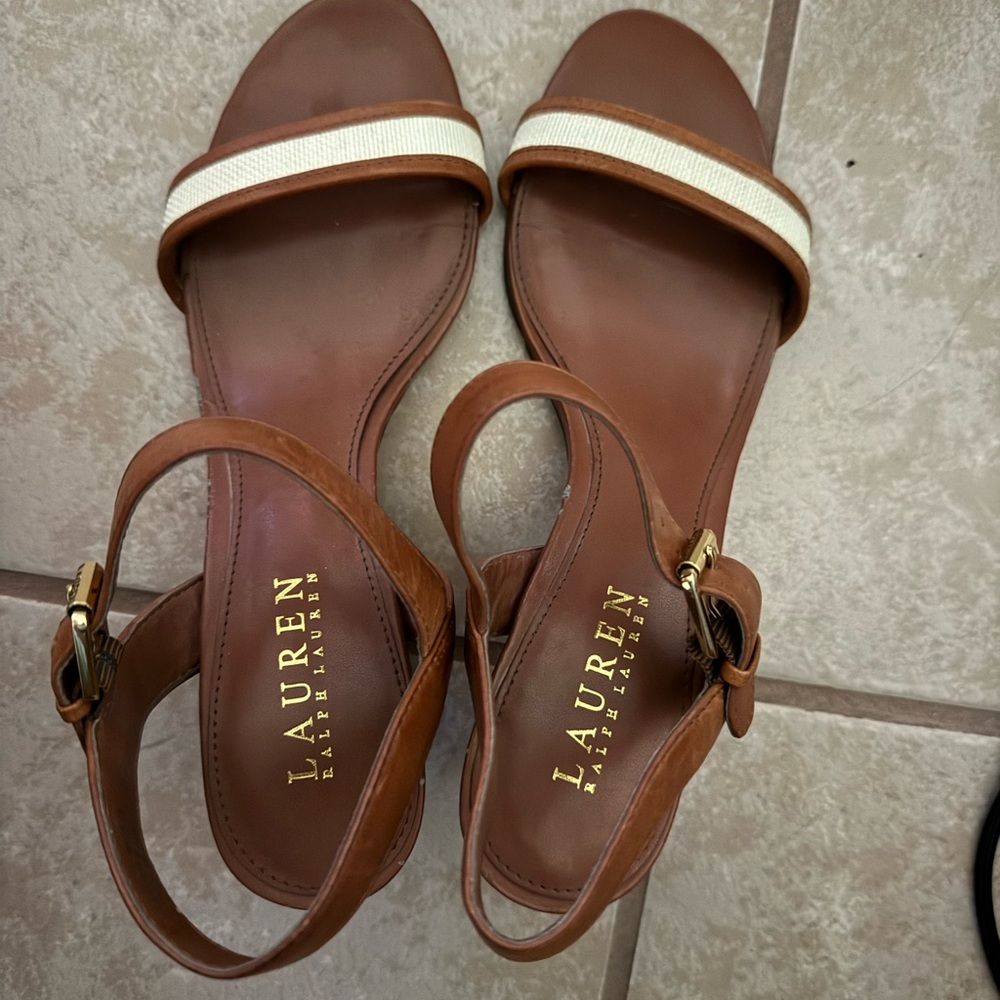 Ralph Lauren brown sandals - Picture 3 of 9